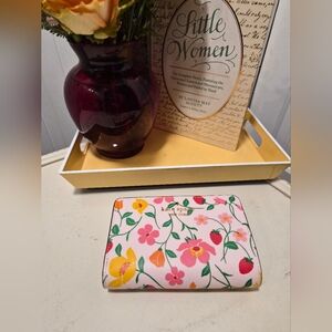 Kate Spade Floral Wallet - Pink and Green